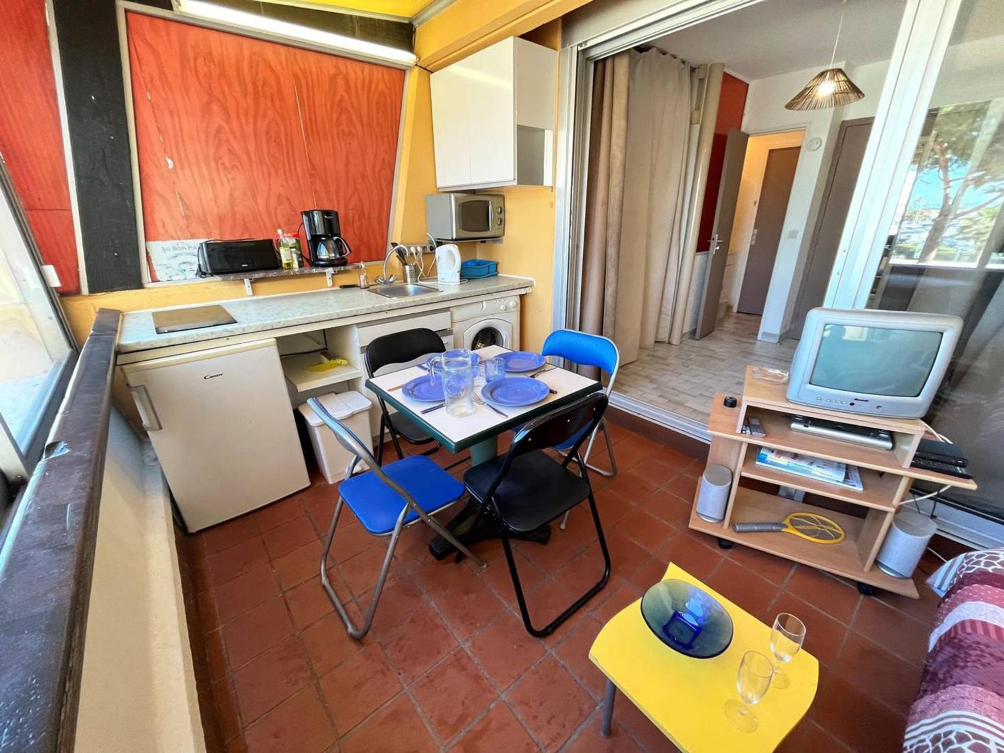Studio Naturiste Avec Parking Au Cap D'Agde, Proche Plage - Fr-1-249A-15 Leilighet Eksteriør bilde